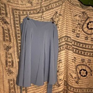 Belle Poque Powder Blue Flared Swing Skirt With Pockets Women’s Size 2XL